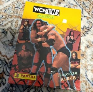 Panini Wcw 1998 Photo Card Binder In In Wrap